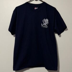 USED Men's Hanes Short Sleeve Shirt Dragons Tail Deals Gap NC Color Black Sz L